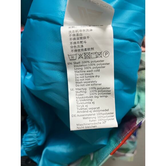 Vibrant Multicolor Women's Ski Jacket - Picture 8 of 12